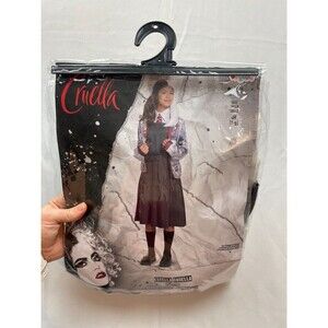 101 Dalmatians Cruella de Vil Estella Cruella Teen‎ Costume Juniors Size 7-9 NEW